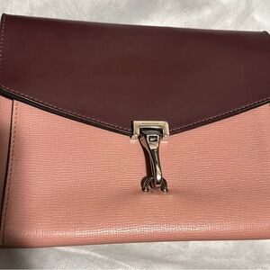 Burberry  Pink and Burgundy Macken crossbody